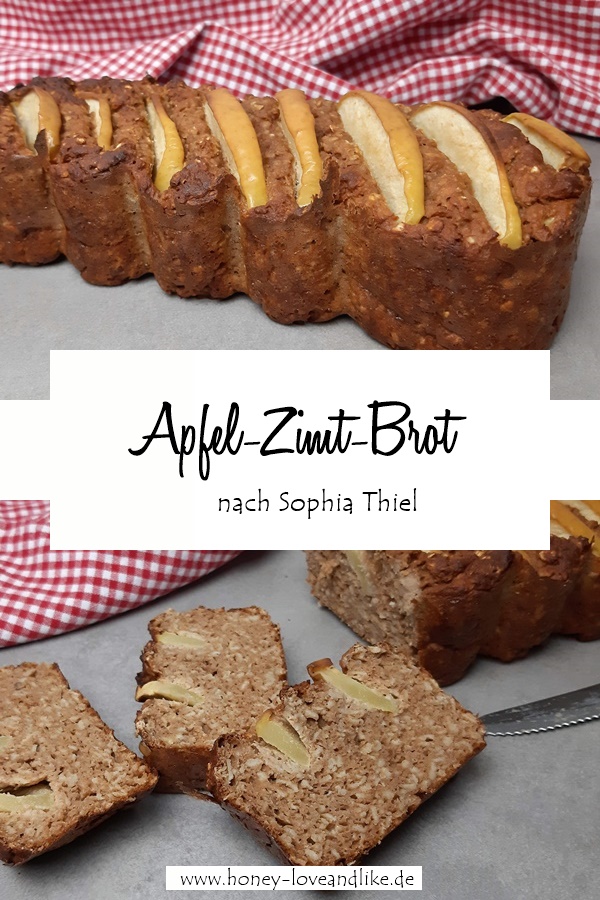 Apfel Zimt Brot Nach Sophia Thiel Fitness Sweet Kochbuch Honey Loveandlike De Lifestyleblog