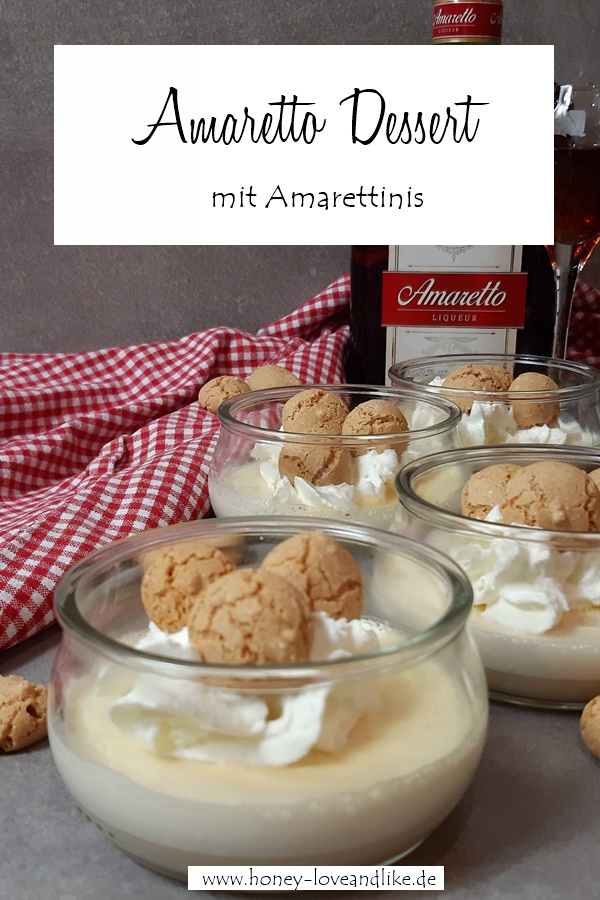 Amaretto Dessert mit Amarettinis für Erwachsene zu Weihnachten | Honey ...