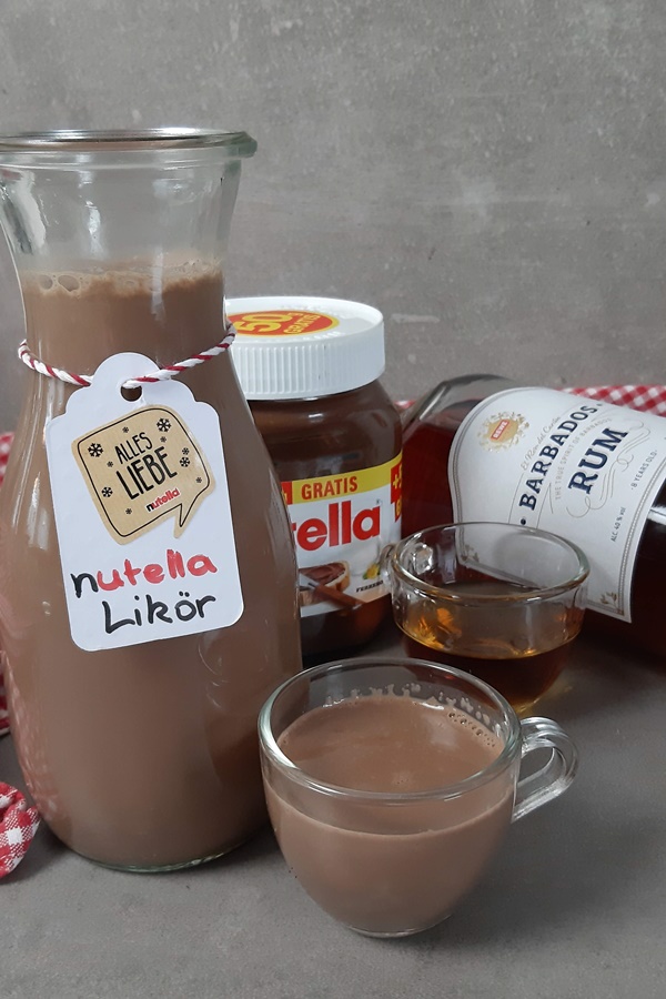 Nutella Likör ganz schnell selber machen mit wenigen Zutaten | Honey ...