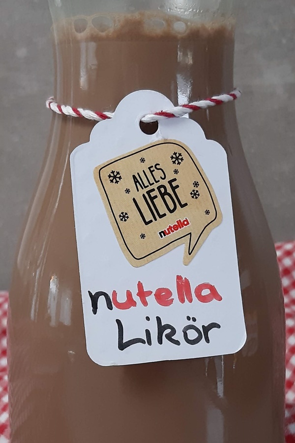 Nutella Likör ganz schnell selber machen mit wenigen Zutaten | Honey ...